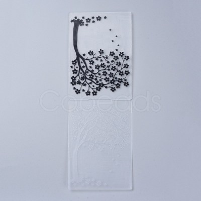 Plastic Embossing Folders DIY-P007-B02-1