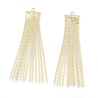 Brass Coreana Chain Tassel Pendants X-KK-S348-171-1