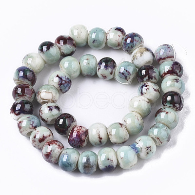 Handmade Porcelain Beads PORC-S498-19B-09-1