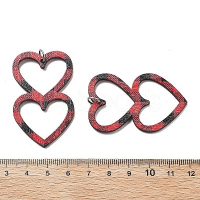 Printed Wood Pendants FIND-R050-02H-1