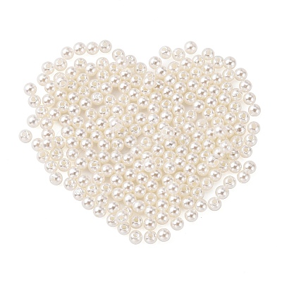 Imitation Pearl Acrylic Beads PL610-1-1