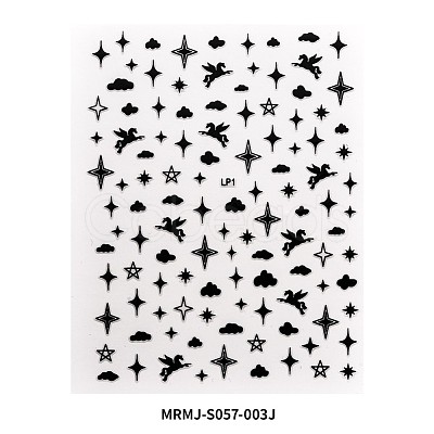 Nail Art Stickers Decals MRMJ-S057-003J-1