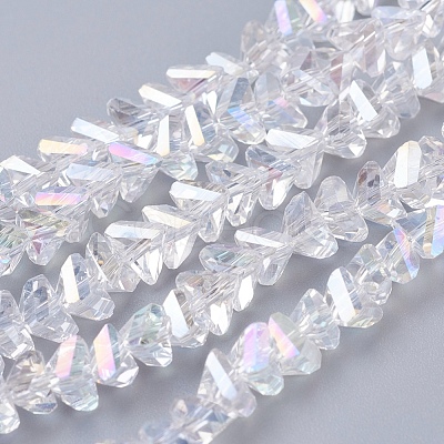 Electroplate Glass Beads Strands EGLA-J146-6mm-AB01-1