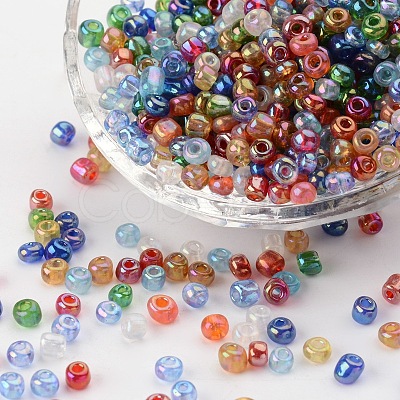 Round Glass Seed Beads SEED-A007-4mm-1