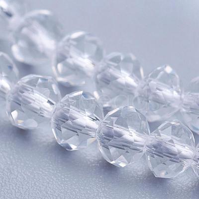 Crystal Glass Beads Strands GLAA-D032-3.5x2.5-01-1