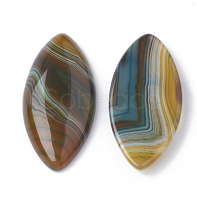 Natural Brazilian Agate Cabochons G-S295-02-1