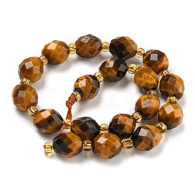 Natural Tiger Eye Beads Strands G-N342-60-1