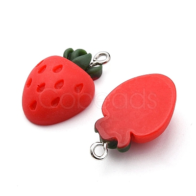 12Pcs 6 Styles Opaque Resin Pendants CRES-YW0001-19-1