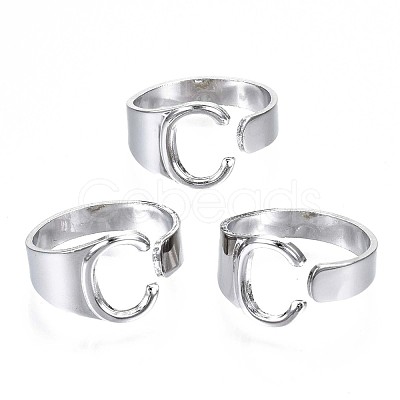 Alloy Cuff Finger Rings RJEW-S038-195C-P-NR-1