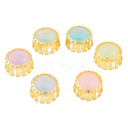 Round Shaped Sew on Rhinestone GLAA-K069-02B-G-1