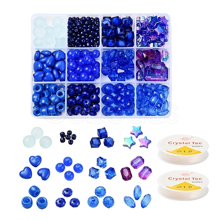DIY Blue Series Bracelet Jewelry Making Kits DIY-YW0002-66-1