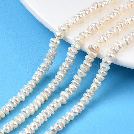 Natural Cultured Freshwater Pearl Beads Strands PEAR-N015-04C-1