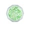 Shiny Nail Art Decoration Accessories, with Glitter Sequins, for DIY Sparkly Paillette Tips Nail, Pale Green, 0.5x0.5mm, about 2g/box