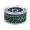 Braided Nylon Cord, for Jewelry Making, Round, Dark Green, 5mm, about 8.75 Yards(8m)/Roll