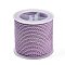 11M Polyester Braided Cord with Cotton Core, Lilac, 2.5mm, about 10.0465 Yards(11m)/Roll