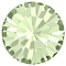 Preciosa&reg MAXIMA Crystal Round Stones, Czech Crystal, Dura Foiling, Round(431 11 615 Chaton), 50000 Chrysolite, SS6/PP13(1.9~2.1mm)