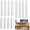 Olycraft 3 Sets 3 Style Silicone Anti-Collision Bumper Guard Protector Strips, Adhesive Bumpers for Refrigerator, Furniture, Cabinets, Wall, Car, Oval, Clear, 60~140x14~18.5x5mm, 4pcs/set, 1 set/style