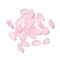 Natural White Jade Dyed Cabochons, Oval, Pink, 5x3x2mm