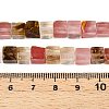 Tigerskin Glass Beads Strands G-T139-6x6-11A-5