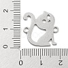 Non-Tarnish 304 Stainless Steel Hollow Connector Charms STAS-P332-05P-3