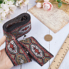 Ethnic Style Polyester Embroidery Ribbons OCOR-WH0078-103-3