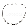Leather Cord Necklace Making NJEW-A280-2.0mm-02-5