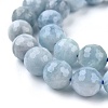 Natural Aquamarine Beads Strands G-L478-21-02-3