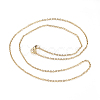 304 Stainless Steel Cable Chain Necklaces NJEW-P170-02G-08-1
