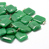 Rectangle Natural & Synthetic Mixed Stone Pendants G-Q360-M-2