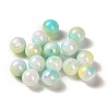 Opaque Acrylic Beads OACR-Z016-01B-10-1