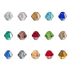 1500Pcs 15 Style Faceted Bicone Glass Beads EGLA-FS0001-03-2