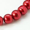 Glass Pearl Round Loose Beads For Jewelry Necklace Craft Making X-HY-6D-B73-1
