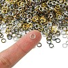 1200Pcs 6 Colors Iron Open Jump Rings IFIN-YW0003-04-4