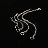 Anti-Tarnish Globleland 4Pcs 4 Styles Sterling Silver Cable Chain Extender STER-GL0001-03-3