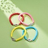 4Pcs 4 Colors Polymer Clay Heishi Surfer Stretch Bracelets Set BJEW-JB08758-7