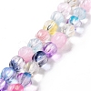 Transparent Glass Beads Strands GLAA-F114-02B-2