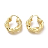 Brass Hoop Earrings EJEW-H104-23G-2