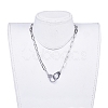 Non-Tarnish 304 Stainless Steel Chain Necklaces X-NJEW-JN02772-02-4