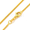 Brass Wheat Chain Necklaces for Women NJEW-G084-21G-2