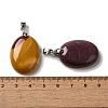 Natural Mookaite Pendants G-Z055-03P-04-3