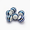 Opaque Spray Painted Glass Beads LAMP-P050-G01-8mm-1