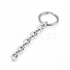 Tarnish Resistant 304 Stainless Steel Split Key Rings STAS-G214-03P-2