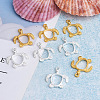 Craftdady 40Pcs 2 Colors Alloy Open Back Bezel Pendants FIND-CD0001-05-4