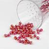 Faceted Colorful Eco-Friendly Poly Styrene Acrylic Round Beads SACR-K001-6mm-6-3