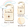 Wood Baby Closet Size Dividers AJEW-WH0352-006-2