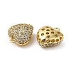 Brass Micro Pave Cubic Zirconia Hollow Out Charms KK-Q793-03G-2