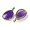 Natural Amethyst Pendants G-U002-01G-D-2