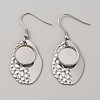 304 Stainless Steel Geometry Dangle Earring Settings FIND-WH0032-74P-03-1
