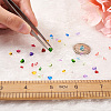 240pcs 24 Styles Glass Rhinestone Cabochons GLAA-TA0001-11-15