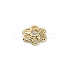 6-Petal Brass Bead Caps FIND-WH0110-144-1